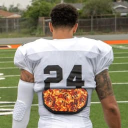 American Gear Football Back Plates EVA Kids Adults Rugbys Back Flap Low Back Pads Rear Lower Back Protector Sports Accessories