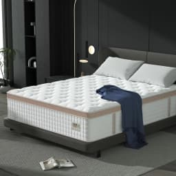 BedStory 14'' Full/King/Queen Size Mattress, Luxury Hybrid Mattress, Gel Memory Foam & Pocket Springs, Manufactured in USA