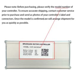 Brushless Motor Controller X107-AXC003A 48V 18A E-Bike Scooter Universal E-Bike Conversion Kit Bicycle Speed Controller