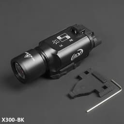 Tactical Gear Surefir X300 X300U Ultra Metal Pistol Gun 500Lumen LED Light Fit 20mm Rail Airsoft Hanging Hunting Flashlight