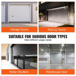 Garage Door Seals Bottom Rubber U Shape +O Ring Combination Garage Door Weather Stripping with Pre-drilled Aluminum Track Retai