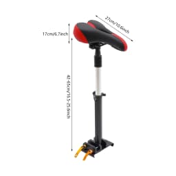 Pro Electric Scooter Comfort Seat Saddle, Adjustable Scooter Seat, For Xiaomi M365 and M365 Electric Skateboard Saddle Seat