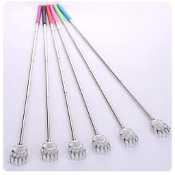 3pcs Extendable Back Scratcher Portable Telescoping 304 Stainless Steel Back Scratchers Hand Massager