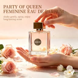 RISNOW Fruity Floral Fragrance 3.4 oz 100ml for WoMen - Party of Queen Feminine with Orange Rose Patchouli Vanilla Long-Lasting Luxury Arabian WoMen's Perfume