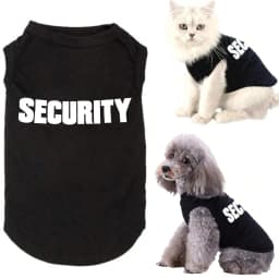 1 Pcs Dog and cat clothes breathable cute letter print thin cartoon pet sleeveless top