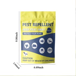 Pest Repellent Pouches, Pest Control Pouches, Rodent Repellent, Rat Deterrent,Mouse Repellent, Mice Repellent, Pest Repellent, Effectively Repel Rodents, Mosquito, Bats, Lizards, Spiders, Ants, Moths, Roaches, Silverfish-20