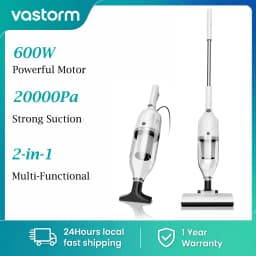 Vastorm R7 Corded Vacuum Cleaner 600W 20Kpa Powerful Suction Household Handheld Stick Vacuum Portable 3 in 1 Lightweight Cleaner 5M Long Cable Bagless Upright Vacuum for Hardwood Floor Carpet Pet Hair Cleaning