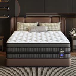 12inch Mattress in Twin, Full, Queen, And King Sizes - Ergonomically Designed, Medium Firm Hybrid Mattress, Cooling, Motion Isolation, Certipur- - for Pressure Relief And Comfort,Box-Packed for Bedrooms, Guest Rooms And Hotels