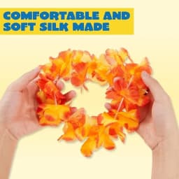 36/60 Pcs set Counts Hawaiian Leis Bulk Tropical Flower Lei Beach Party Favors Decoration Birthday Party Supplies Gift