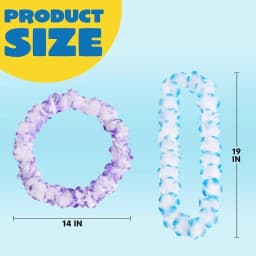 36/60 Pcs set Counts Hawaiian Leis Bulk Tropical Flower Lei Beach Party Favors Decoration Birthday Party Supplies Gift