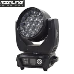 Ship From Local Warehouse 19x15w RGBW 4in1 Wash/Zoom Light With Ring Control DMX512 Moving Head Light DJ/Bar Stage Light