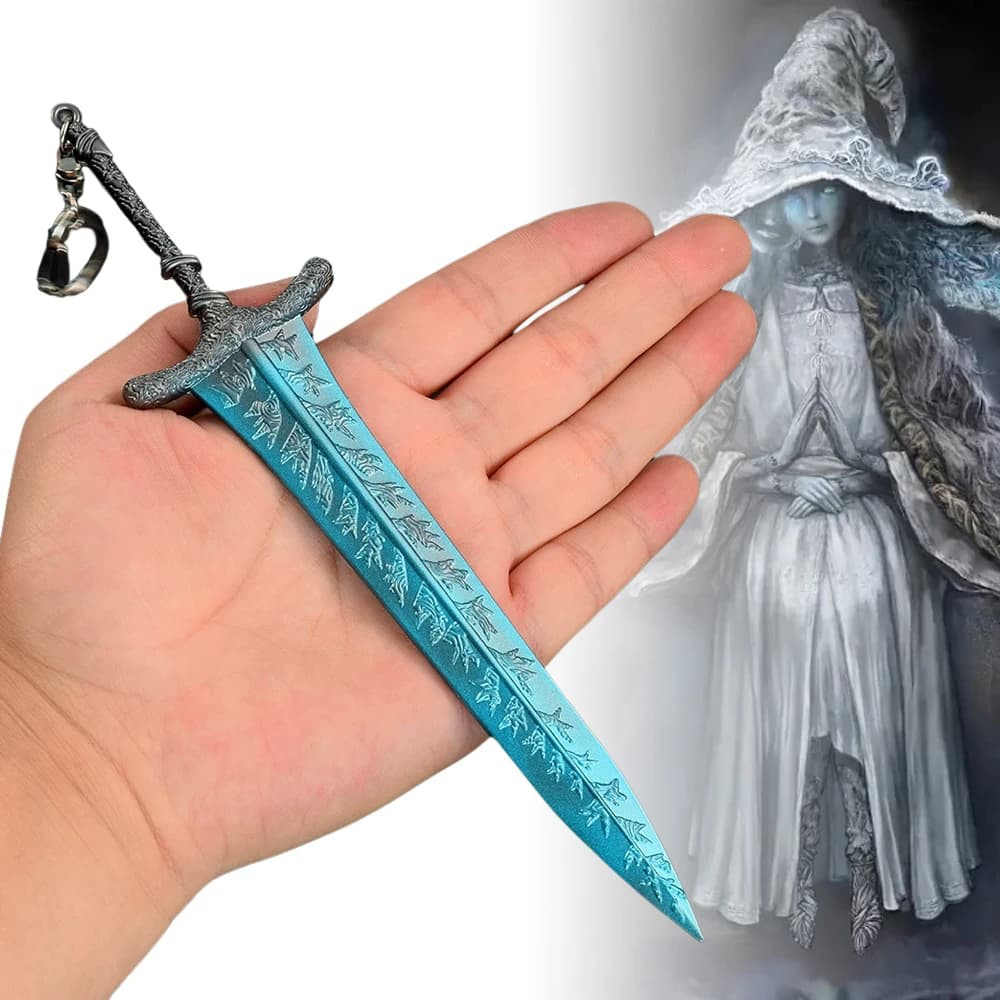 8.6/11.6inch Elden Ranni Katana Moon Greatsword Anime Sabre Ninja Knife Real Size Japanese Katana Original Samurai Sword Toy