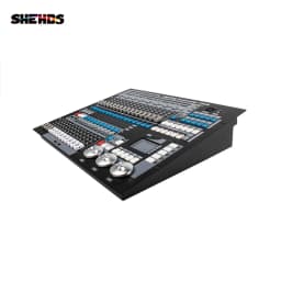 SHEHDS DMX512 1024 Console Stage Light Controller Dongle 1024 Channel With Flight Case Wedding DJ Disco Lights Show Controller