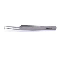 Veyes Inc Eyelash Extensions Tweezers Veyelash Professional 90 Degree Tweezers for Volume Stainless Steel 3D Accurate Closure