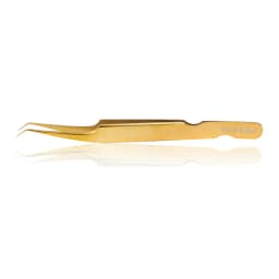 Veyes Inc Eyelash Extensions Tweezers Veyelash Professional 90 Degree Tweezers for Volume Stainless Steel 3D Accurate Closure