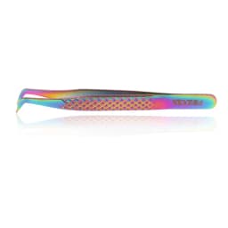 Veyes Inc Eyelash Extensions Tweezers Veyelash Professional 90 Degree Tweezers for Volume Stainless Steel 3D Accurate Closure