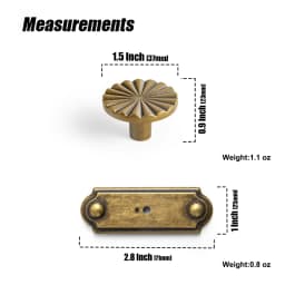 Goo-Ki Modern 3''Hole Centers Brushed Brass Cabinet Pulls,Accessible Luxury Zinc Alloy Din Cup Cabinet Pulls with Mordern Style