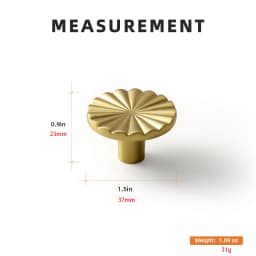 Goo-Ki Modern 3''Hole Centers Brushed Brass Cabinet Pulls,Accessible Luxury Zinc Alloy Din Cup Cabinet Pulls with Mordern Style
