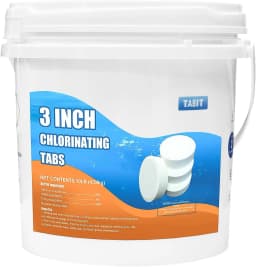 Chlorine Tablets TABIT Swimming Pool Long Lasting Chlorinating Tablets Slow Dissolving Tri-Chlor for Swim Pool