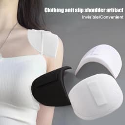 1 Pair Sponge Shoulder Pads Sewing Set-in Shoulder Pads For Women Men Jacket Blazer T-Shirt Clothing Garment Accessories