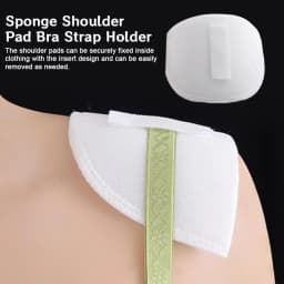 1 Pair Sponge Shoulder Pads Sewing Set-in Shoulder Pads For Women Men Jacket Blazer T-Shirt Clothing Garment Accessories