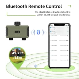 Diivoo Timed Sprinkler for Bluetooth Smart Water Timer for Garden Hose Up to 20 Separate Watering Schedules Rain Delay