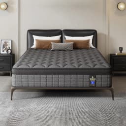 ENSHUI 12/14 Inch Hybrid Mattress Twin Full Queen King – Bed In A Box With Gel Memory Foam And Pocket Springs For Pressure Relief, Cool Breathable Sleep And Edge Support – Medium Firm, Durable, Fiberglass-Free And Odorless Mattress