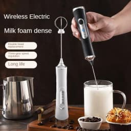 USB electric mixer, handheld coffee milk frother, portable 3-speed blender, butter maker, kitchen tool, ingredient mixer