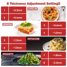 3 in 1 Pasta Attachment for Kitchenaid Stand Mixer Pasta Sheet Roller Spaghetti Cutter Ettuccine Cutter Maker Accessories