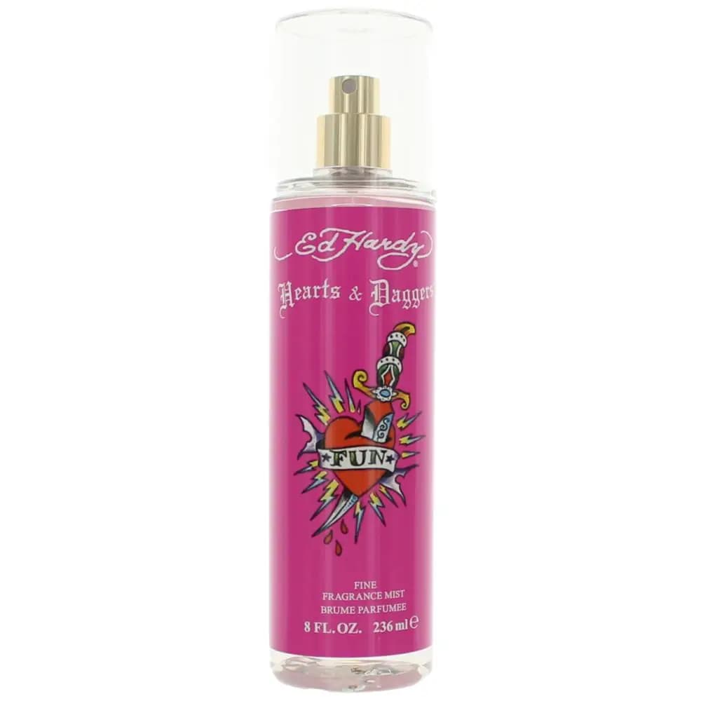 Ed Hardy Hearts & Daggers by Christian Audigier, 8oz Fine Fragrance Mist women