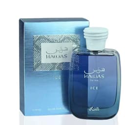 Hawas Men's Ice Eau De Parfum 100ml (3.4oz) - Fragranc.e for Me.n