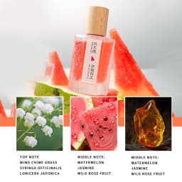 Creative Floral Icy Watermelon Peach Women Perfume - 10H Long-lasting Fresh Fruity Summer Scent Light Sweet EDP Spray