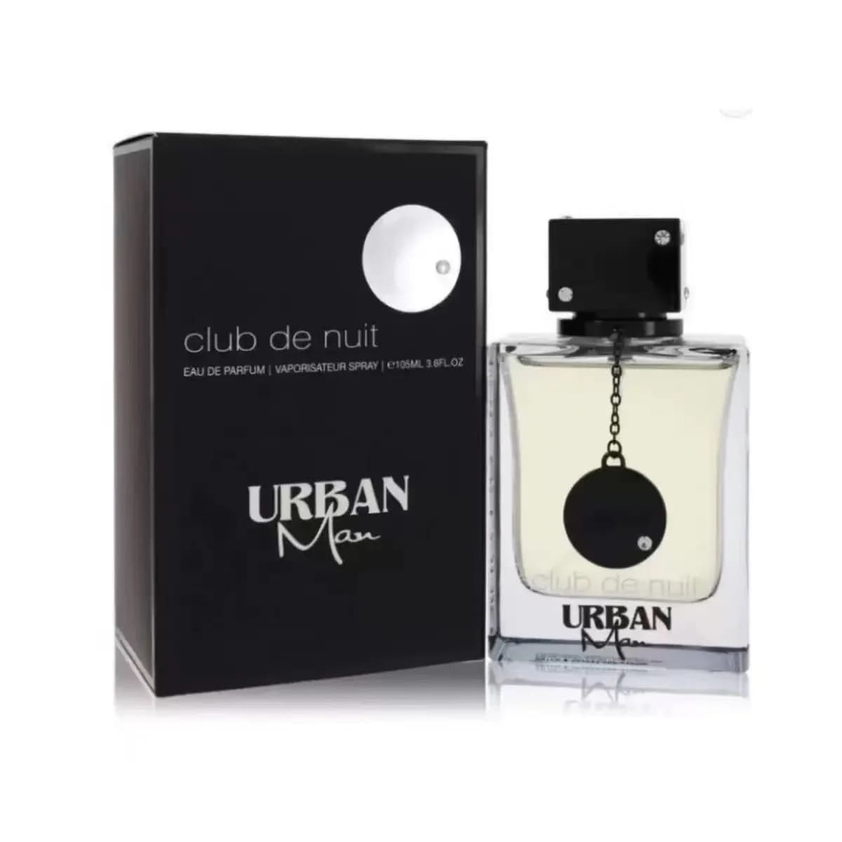 Armaf Club De Nuit Urban Man Perfume 3.6Oz/105Ml, Woody Aromatic Eau De Parfum Spray, Long Lasting Scent for Men