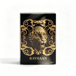 Rayhaan Tiger Cal Cologne Edition Extrait De Parfum Spray 3.4 Ounce Unisex Long-Lasting Amber Rose Scented Perfume Spray