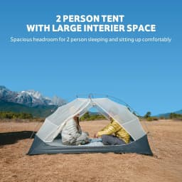 Naturehike Mongar UL Ultralight Backpacking Tent 15D Nylon Waterproof Hiking Tent 1/2 Person Riding Travel Trekking Shelter Tent