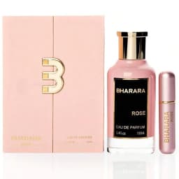 Bharara Rose Eau De Parfum 3.4oz/100ml - Floral Fruity Women's Fragrance with Travel Spray