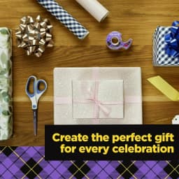 Gift Wrap Tape, Clear, 3/4 in. x 600 in., 2 Dispensers