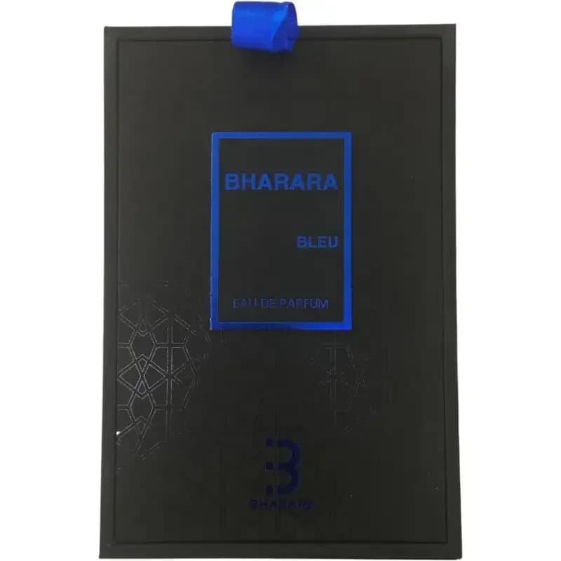 Bharara Bleu Eau De Parfum 3.4Oz/100Ml Fresh Citrus Woody Men's Fragrance with Travel Spray