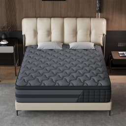 Queen King Mattress 12 Inch 14 Inch Twin Full Superior Firm Hybrid Mattress In A Box - Euro Top Luxury Mattress-Gel Memory Foam And Innerspring Hybrid Mattress For Motion Isolation, Edge Support