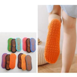 Women's Non Slip Grip Socks for Yoga Pilates - Slipper Socks with Grippers