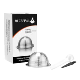 Stainless Steel Reusable Coffeee Pod Capsules for Nespresso Vertuo Plus Series Coffee Machine Espresso Filtration Pods