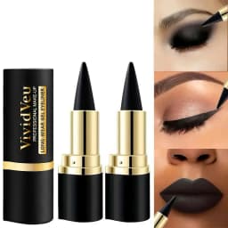 2-Pack of Waterproof and Sweatproof Eyeliners - Multi-Purpose Design, Smudge-Proof and Fade-Resistant, Beginner-Friendly.