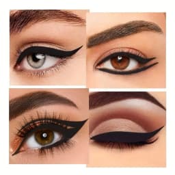 2-Pack of Waterproof and Sweatproof Eyeliners - Multi-Purpose Design, Smudge-Proof and Fade-Resistant, Beginner-Friendly.