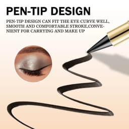 2-Pack of Waterproof and Sweatproof Eyeliners - Multi-Purpose Design, Smudge-Proof and Fade-Resistant, Beginner-Friendly.