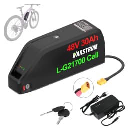 [US Direct ] Hailong Max 48V 30AH 52V 25AH 20AH Battery Ebike High Capacity Battery 40A BMS Downtube Pack 21700 Lithium Cells