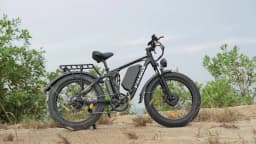 FENGQS Q8 PLUS 6000W 5000W Dual Motor Mountain Electric Vehicle 60V1200WH Large Battery, 100 Kilometer Range, Hydraulic Disc Brake with Turn Signal, Electric Bicycles, Commuting, Boys, Fat Tires, Detachable Batteries. Full Shockingproof Frame