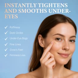 Pentapeptide Complex Instant Firming Eye Cream With Caffeine For Dark Circles Puffiness Repair Eye Serum Smooth Skin Care