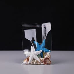 100Pcs 5Wires Clear Self Adhesive Bag Resealable Waterproof Gift Food Candy Pacakging OPP Plastic Bag Cellophane Storage