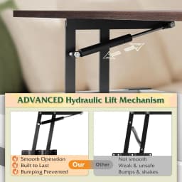 Lift Top Coffee Table, 39.4" Farmhouse Coffee Table with Large Hidden Storage Compartment, Sliding Barn Doors, Customized
