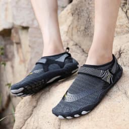 Men Water Shoes Quick Dry Non-Slip Five Finger Shoes Outdoor Wading Swimming Barefoot Lightweight Summer Aqua Sneakers Fishing
